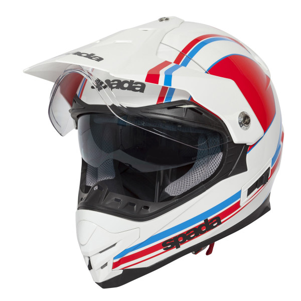 Spada Spada Helmet Intrepid Delta White/Red/Blue